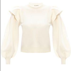 Ulla Johnson cream Lorena Wool Sweater women's size Small
